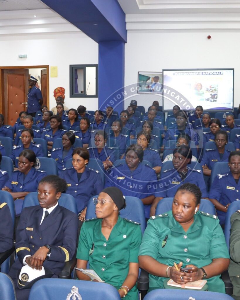 647583731_122202648470050392_475722692456577753_n-819x1024 La Gendarmerie nationale, partenaire privilégié de l’AJS, célèbre la femme.